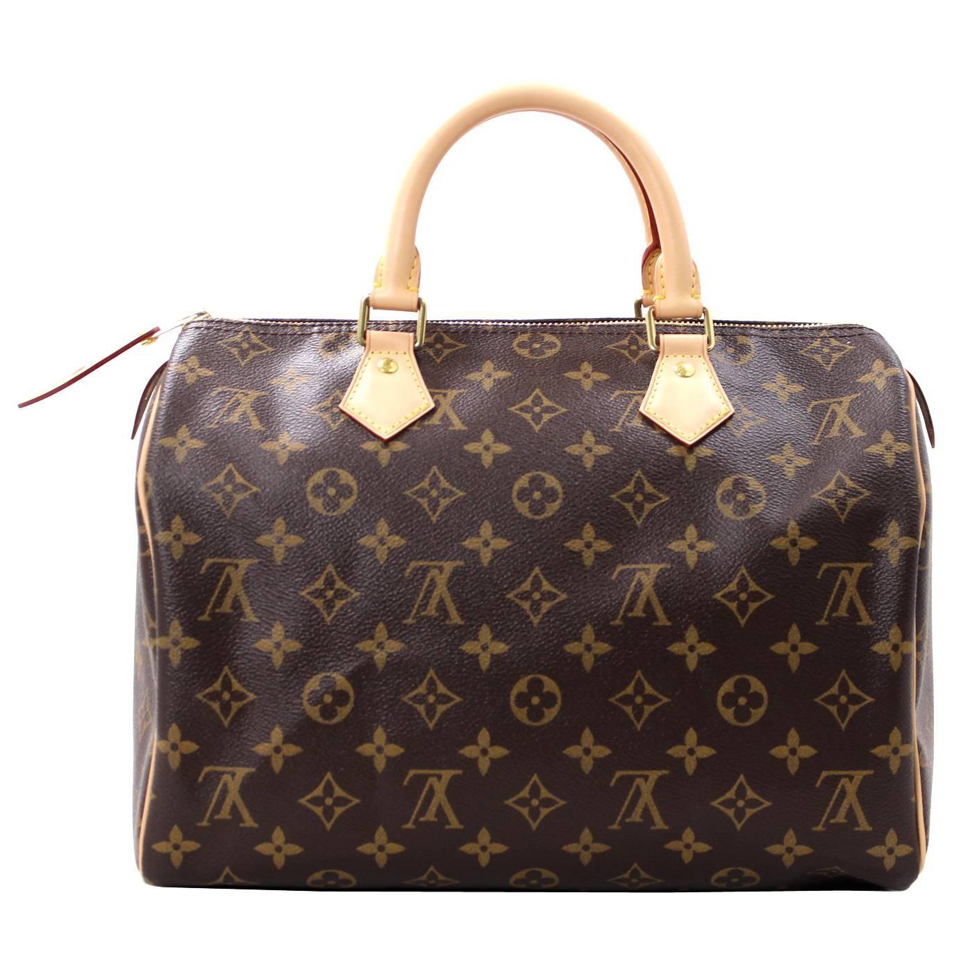 Louis Vuitton Monogram Speedy Bag 30- Medium size