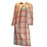 Costume à carreaux Givenchy des années 1960