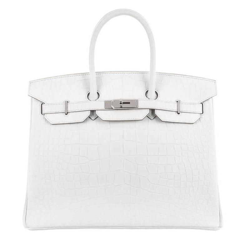 Albino new arrivals alligator birkin