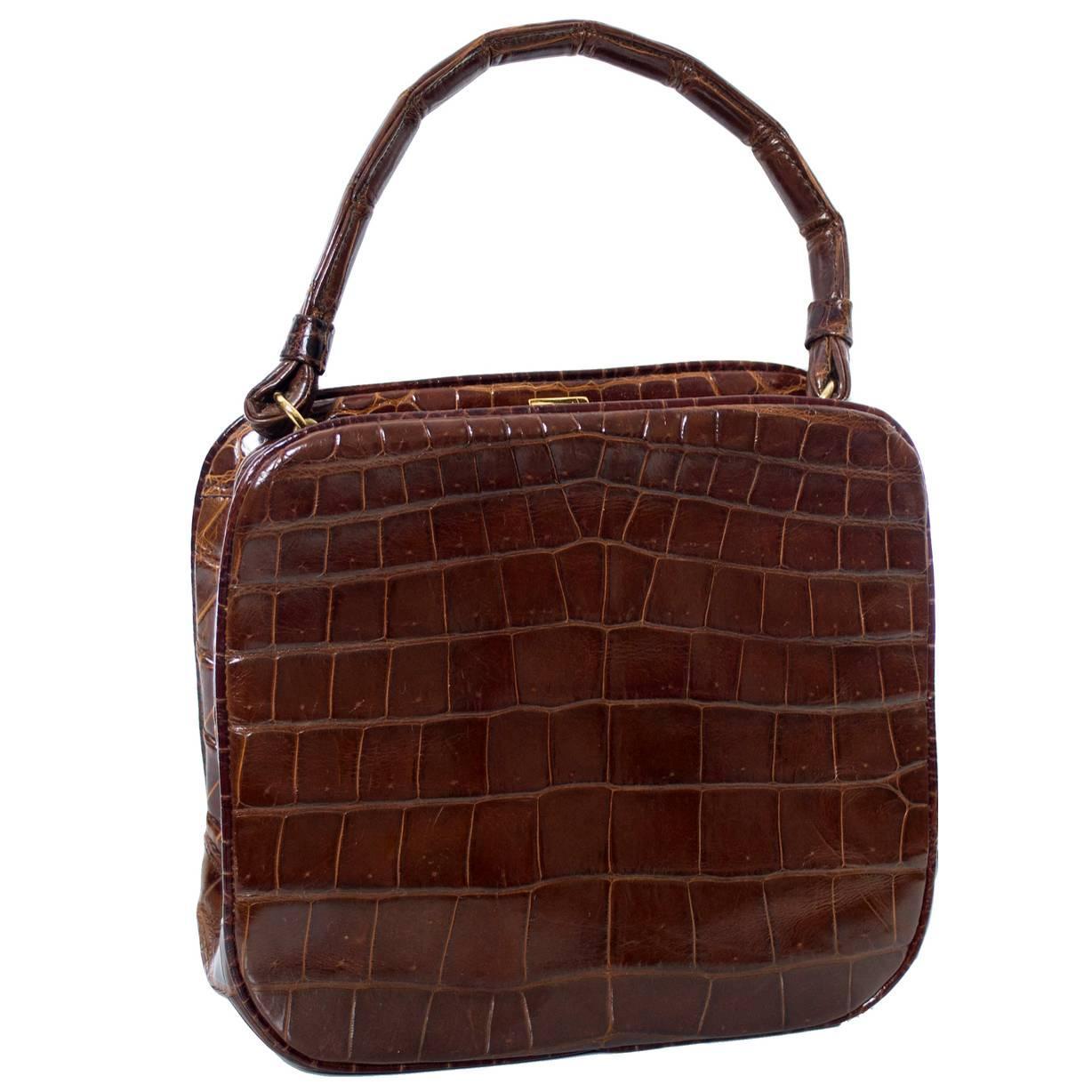 Vintage Koret Handbags And Purses 30 For At 1stdibs Koret Vintage Genuine Alligator Handbag Coin Purse Mirror 1950s