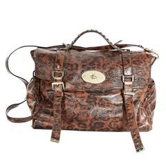 Mulberry Leopard-Print Alexa Satchel