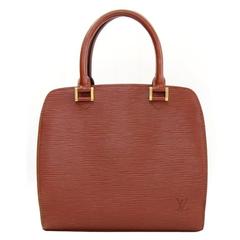 Louis Vuitton Pont Neuf - Borsa a mano in pelle di Epi marrone