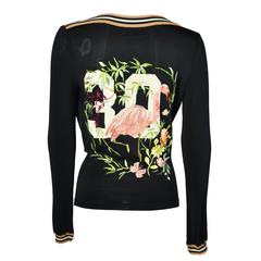 Jean Paul Gaultier Embroidered Jersey Cardigan