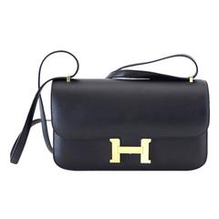 HERMES Constance Elan Black Swift Gold