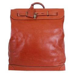 Louis Vuitton Fawn Brown Epi Steamer 45 Travel Bag Rare