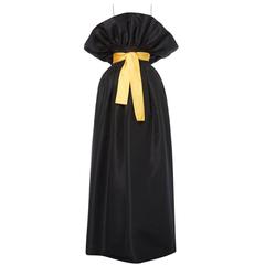 Pierre Cardin haute couture black evening ensemble, Spring/Summer 1987 3