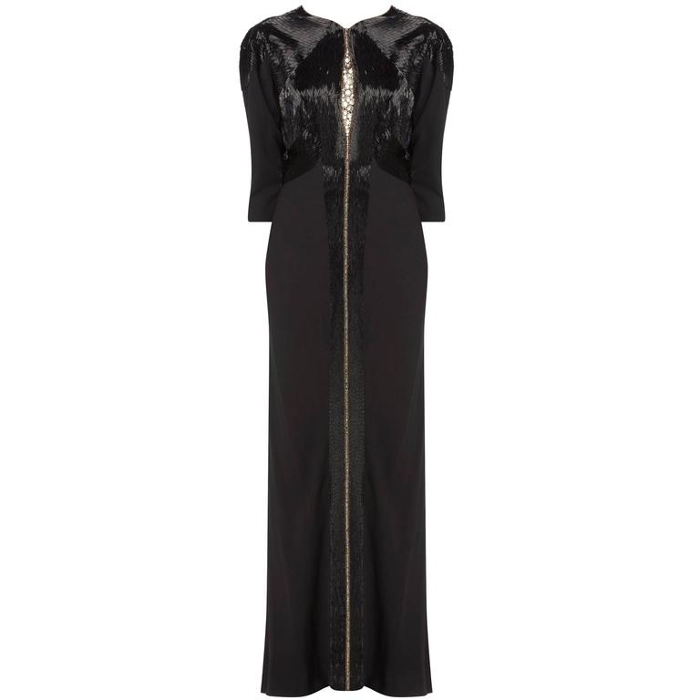 Lucien Lelong haute couture black dress, circa 1935 at 1stDibs | lucien ...