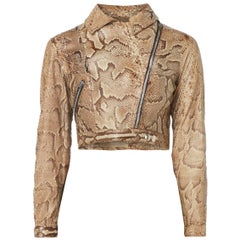 Ossie Clark snakeskin jacket, circa 1966