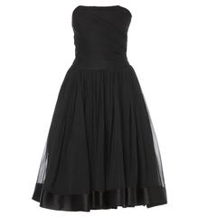 Schwarzes Haute Couture-Kleid von Guy Laroche, um 1961