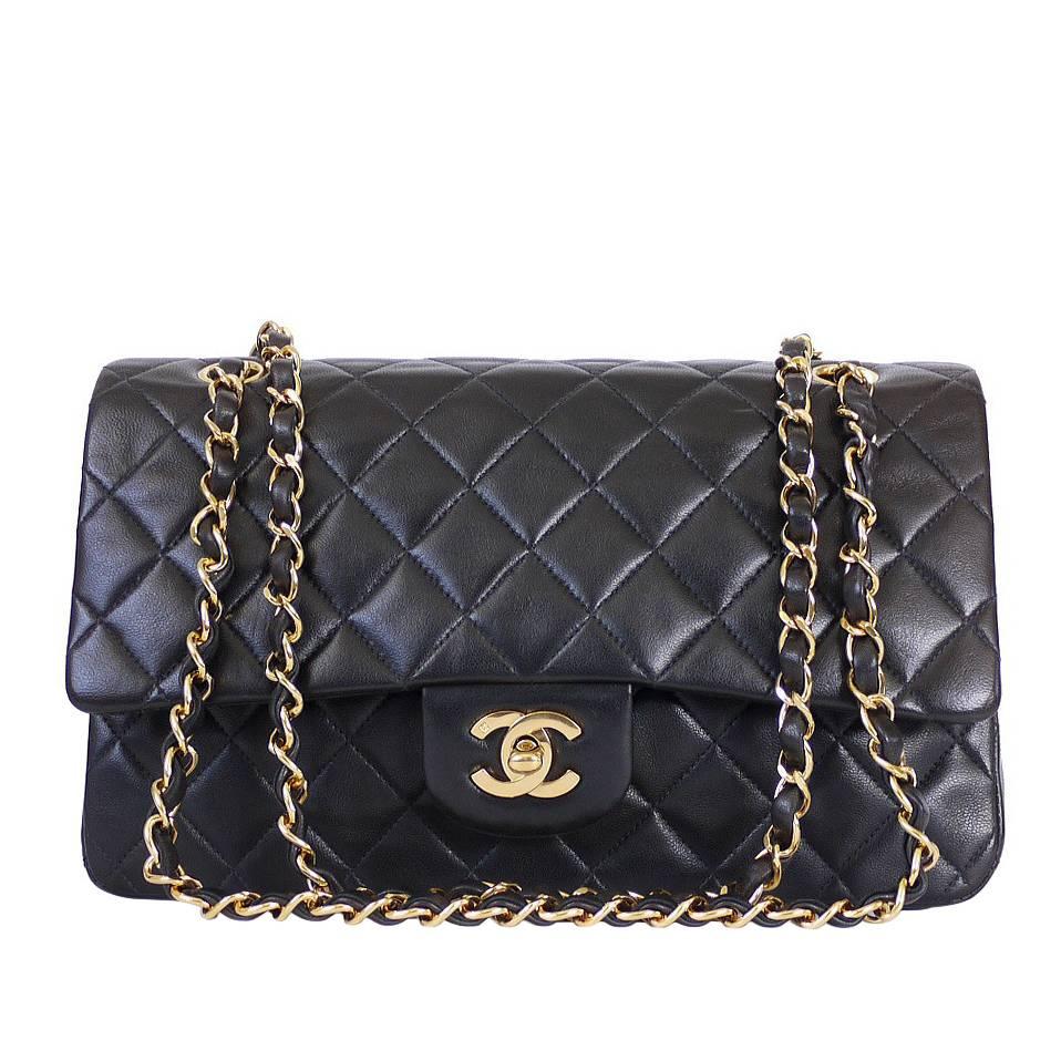 Vintage Chanel 2.55 Double Flap Classic Shoulder Bag 25cm