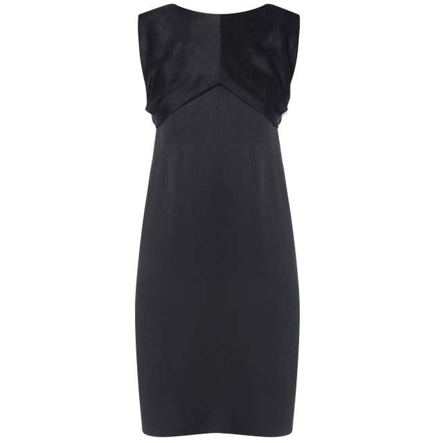 Balenciaga haute couture black dress, Spring/Summer 1965 For Sale at ...