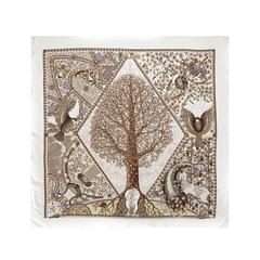 Hermes Tree Print Scarf