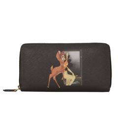 Givenchy Bambi Brieftasche mit Reißverschluss und Saffianomuster