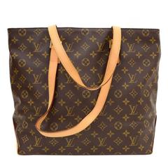 Vintage Louis Vuitton Cabas Mezzo Monogram Canvas Shoulder Tote Bag