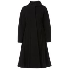 Pierre Cardin black coat, circa 1964