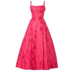 Gothé pink gown, circa 1960