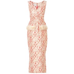 Great Unknown red & gold lurex dress, circa 1960 10