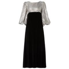 Jean Varon black & silver dress, circa 1968 2
