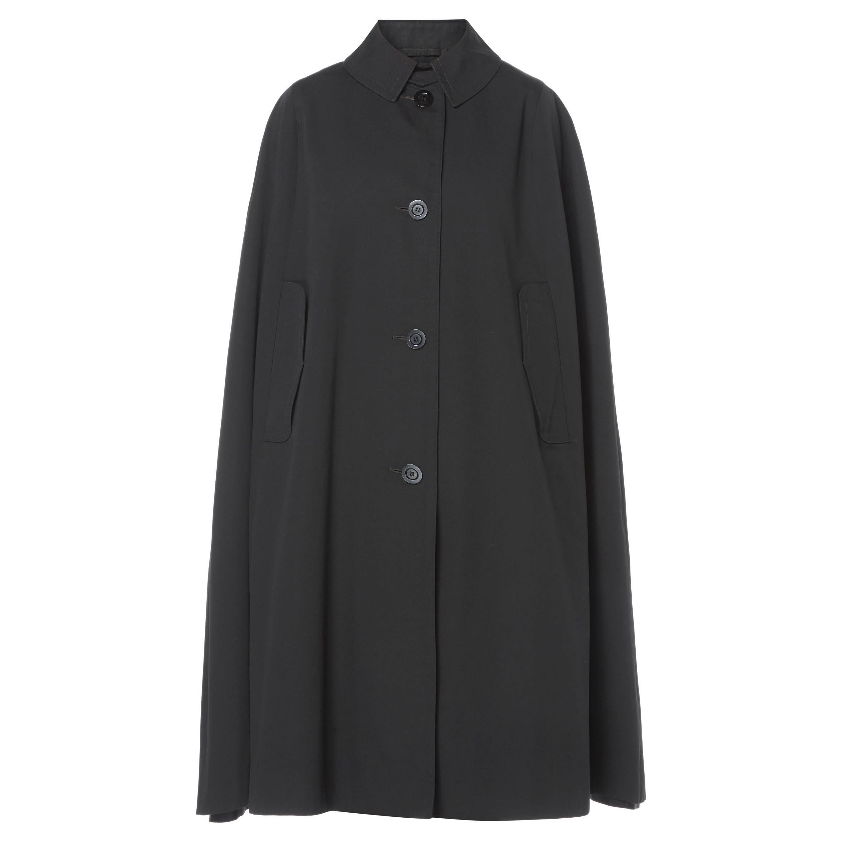 Aquascutum black cape, circa 1970