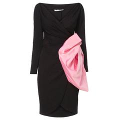 Yves Saint Laurent black dress, circa 1987 7