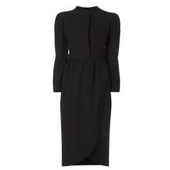 Schiaparelli black dress, circa 1955 9