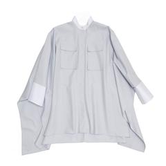 Alexander McQueen Sky Blue Batwing Shirt