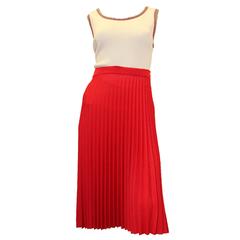 1960s St. John Pleated Skirt Set 6