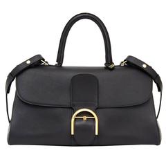 Delvaux Black Brillant East West 