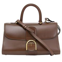 Delvaux Brillant East West Pecari Box Kalbsleder