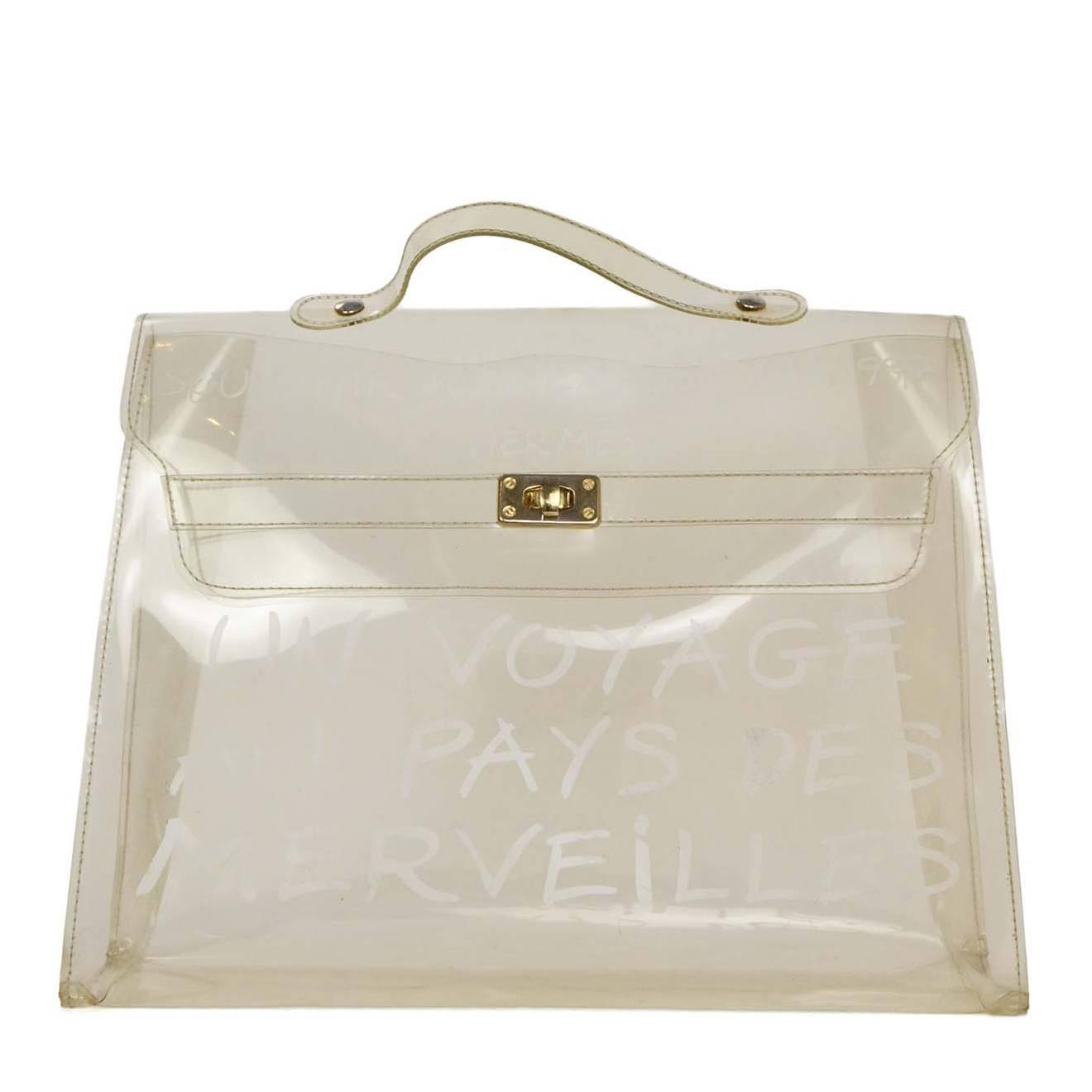 hermes plastic bag