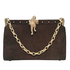 Barry Kieselstein-Cord Brown Suede Handbag 6