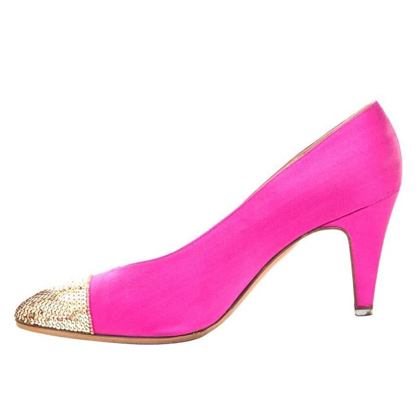 Chanel Pink Pumps 