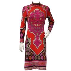 Leonard  Paris silk jersey printed dress