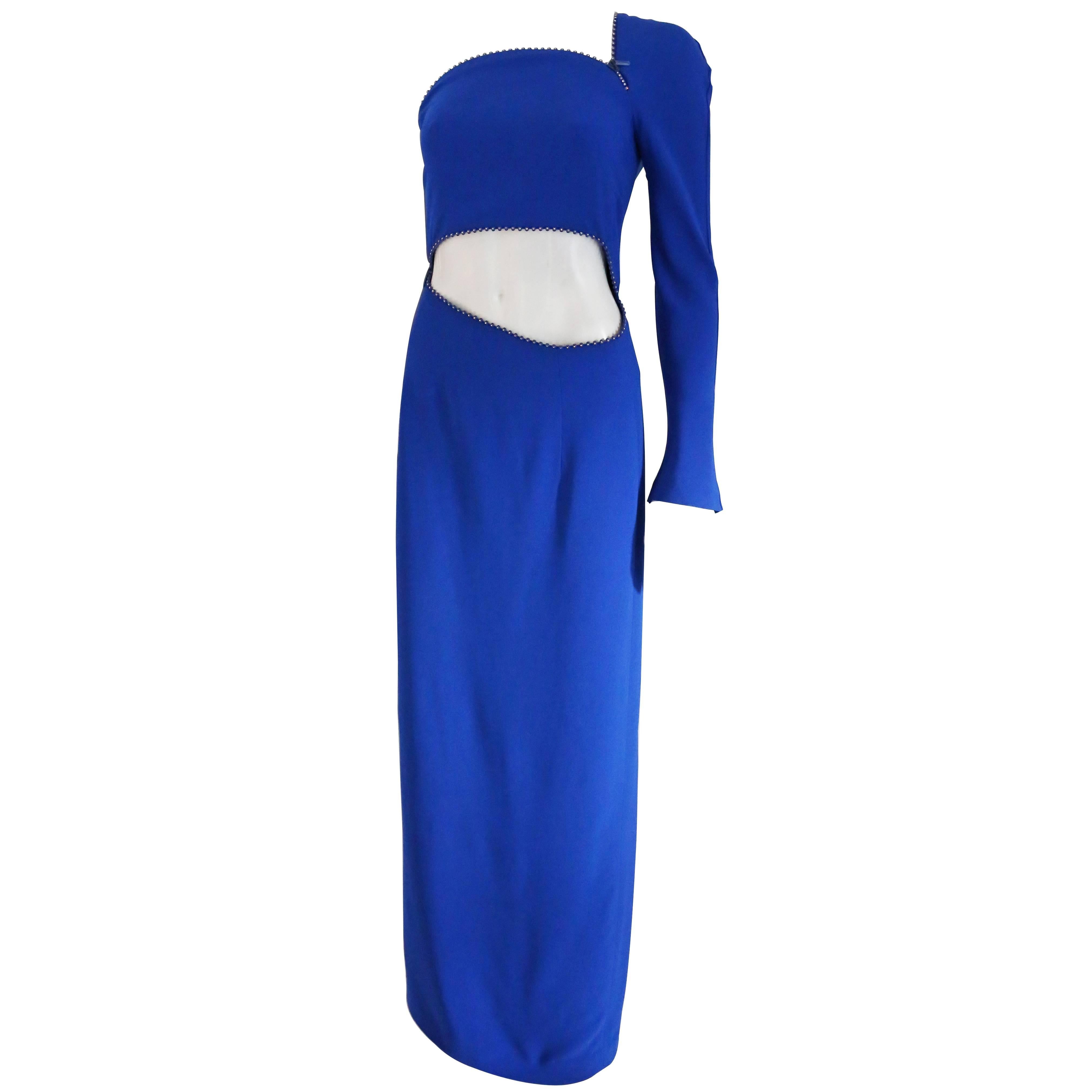 1980s Krizia Back Cut Outs Dress