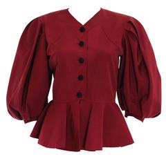 Jean Muir Studio Jacket with Peplum