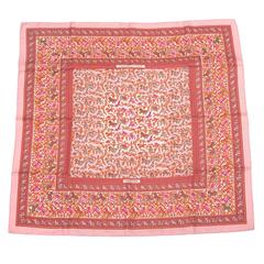 Hermes "Chasse en Inde" Silk Twill Scarf 90cm 6