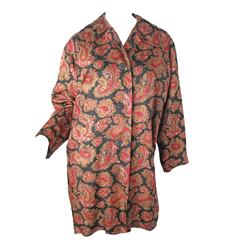 Jean Muir Silk Paisley Coat 9