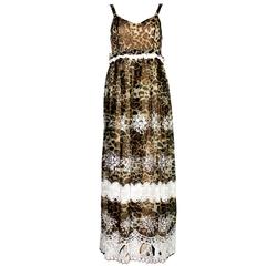 Stunning Dolce & Gabbana Leopard Cheetah Print Gown 2