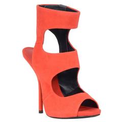 Giuseppe Zanotti NEW Suede Cut Out High Heels Sandals 