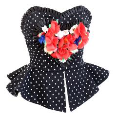 Christian Lacroix polkadot peplum bustier, SS 1988 8