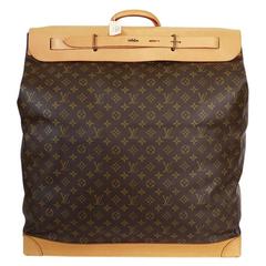 Vintage Louis Vuitton Monogram Steamer Bag 55 Travel Bag Rare