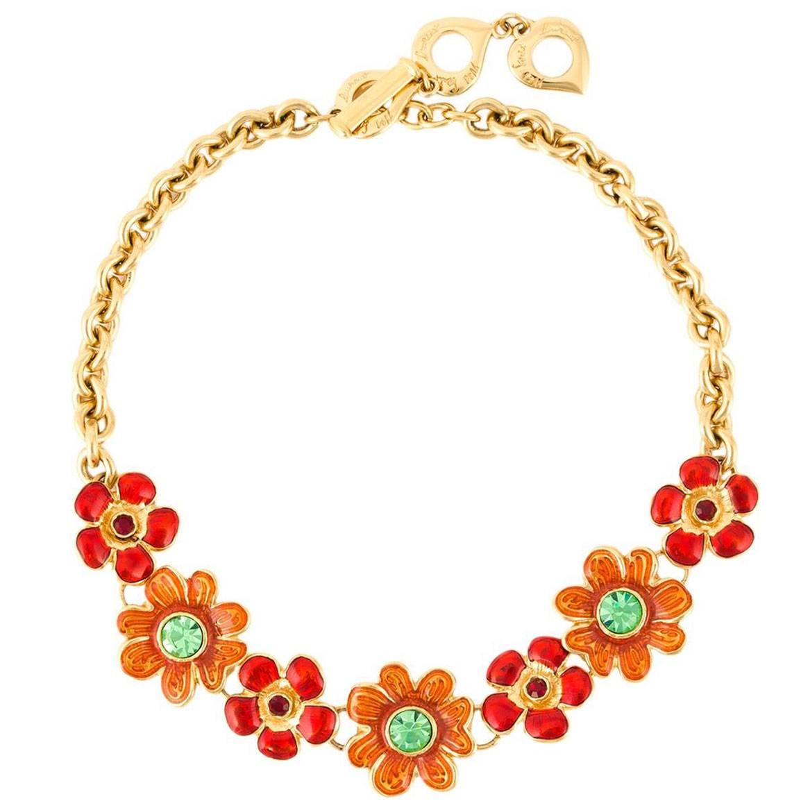 Yves Saint Laurent Summer Necklace 1980