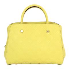 Louis Vuitton Citrine Yellow Monogram Empreinte Montaigne BB Crossbody Bag GHW