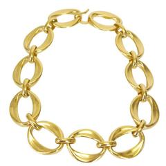 Vintage Chanel Gold Chunky Chain Necklace Choker Rare