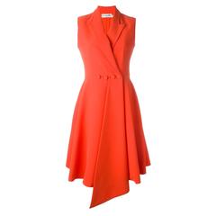 Christian Dior Double Breasted Flare Dress
