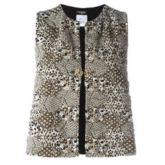 Retro Chanel Jacquard Waistcoat