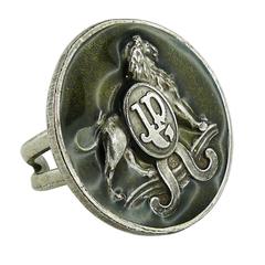 Jean Paul Gaultier Vintage 1990s Enamel Lion Ring 7
