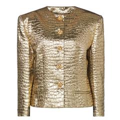 Jean-Louis Scherrer gold jacket, circa 1986