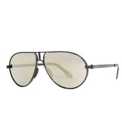Givenchy SGV A18 530X Women's Aviator Smoke Gold Mirror Sunglasses