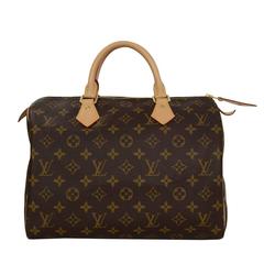 Louis Vuitton Monogram Speedy 30 Bag GHW